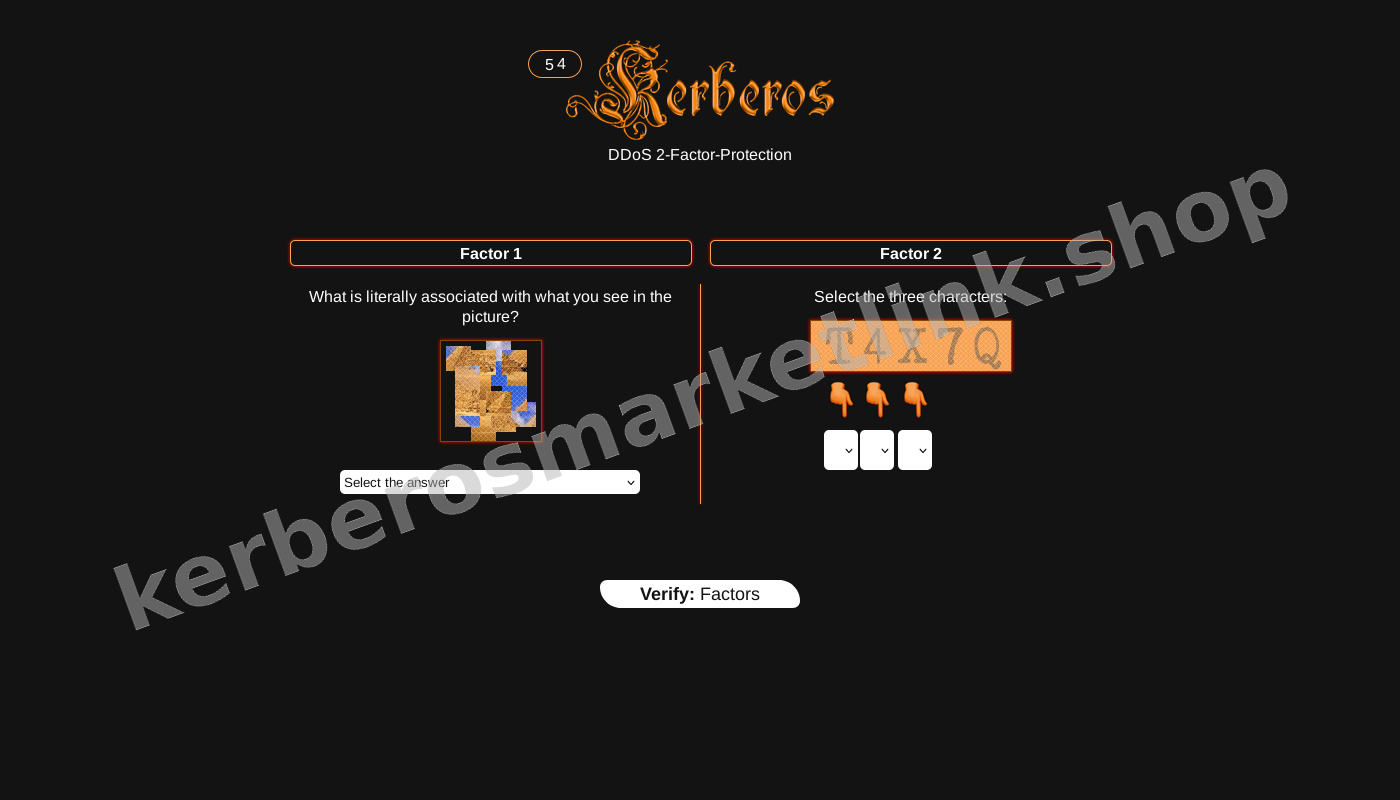 Kerberos DDoS Protection Screen