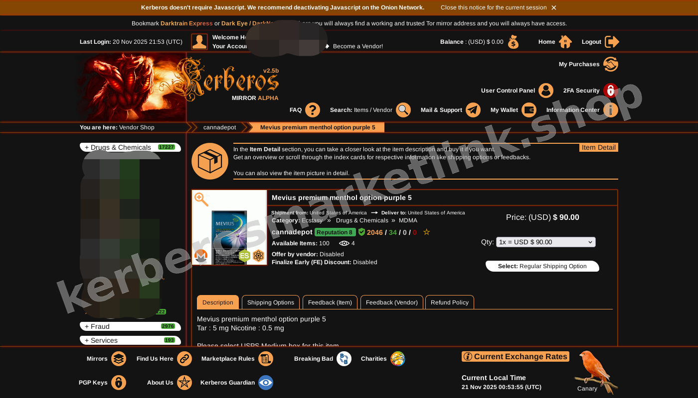 Main Market Dashboard